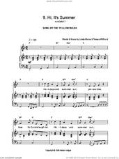 Cover icon of Hi, It's Summer (from Mister Lillibub's Lovely Light Bulbs) sheet music for voice, piano or guitar by Alison Hedger, Linda Morse and Teresa Willford, intermediate skill level