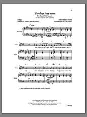 Cover icon of Shehecheyanu sheet music for choir (SSA: soprano, alto) by Joanna Sulznick Dulkin, intermediate skill level