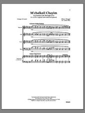 Cover icon of M'chalkeil Chayim sheet music for choir (SATB: soprano, alto, tenor, bass) by Abba J. Weisgall and Jo Ann Rice, intermediate skill level