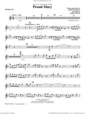 Cover icon of Proud Mary (arr. Kirby Shaw) sheet music for orchestra/band (tenor sax) by John Fogerty, Creedence Clearwater Revival, Ike & Tina Turner and Kirby Shaw, intermediate skill level