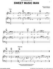Cover icon of Sweet Music Man sheet music for voice, piano or guitar by Kenny Rogers and Reba, intermediate skill level