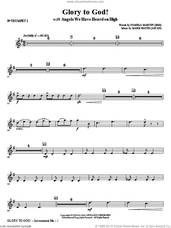 Cover icon of Glory to God! sheet music for orchestra/band (Bb trumpet 1) by Mark Hayes and Pamela Martin, intermediate skill level