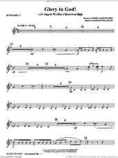 Cover icon of Glory to God! sheet music for orchestra/band (Bb trumpet 2) by Mark Hayes and Pamela Martin, intermediate skill level