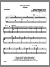 Cover icon of Maps (arr. Mac Huff) (complete set of parts) sheet music for orchestra/band by Mac Huff, Adam Levine, Ammar Malik, Benjamin Levin, Maroon 5, Noel Zancanella and Ryan Tedder, intermediate skill level