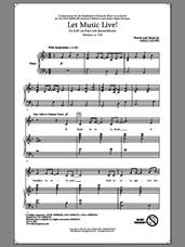Cover icon of Let Music Live sheet music for choir (SAB: soprano, alto, bass) by Greg Gilpin, intermediate skill level