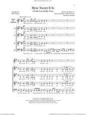 Cover icon of How Sweet It Is (To Be Loved by You) sheet music for choir (SATB: soprano, alto, tenor, bass) by Deke Sharon, Anne Raugh, Brian Holland, Eddie Holland and Lamont Dozier, intermediate skill level