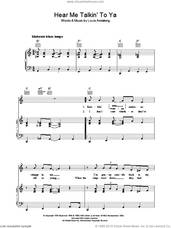 Cover icon of Hear Me Talkin' To Ya sheet music for voice, piano or guitar by Louis Armstrong, intermediate skill level