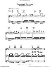 Cover icon of Barons Of Suburbia sheet music for voice, piano or guitar by Tori Amos, intermediate skill level