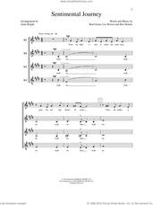 Cover icon of Sentimental Journey sheet music for choir (SSAA: soprano, alto) by Anne Raugh, Ben Homer, Bud Green and Les Brown, intermediate skill level