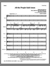 Cover icon of All the People Said Amen (COMPLETE) sheet music for orchestra/band by Matt Maher, Marty Hamby, Paul Moak and Trevor Morgan, intermediate skill level