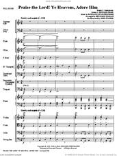 Cover icon of Praise The Lord! Ye Heavens, Adore Him (complete set of parts) sheet music for orchestra/band (Orchestra) by Benjamin Harlan and Rowland Prichard, intermediate skill level