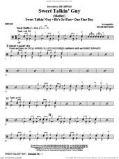 Cover icon of Sweet Talkin' Guy, music of the chiffons (medley) sheet music for orchestra/band (drums) by Mark Brymer and The Chiffons, intermediate skill level
