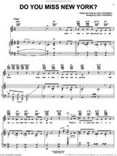 Cover icon of Do You Miss New York? sheet music for voice, piano or guitar by Rosemary Clooney and Dave Frishberg, intermediate skill level