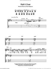 Cover icon of Roll It Over sheet music for guitar (tablature) by Oasis and Noel Gallagher, intermediate skill level