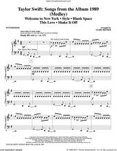 Cover icon of Taylor Swift: Songs from the Album 1989 (complete set of parts) sheet music for orchestra/band by Taylor Swift, Johan Schuster, Mark Brymer, Max Martin and Shellback, intermediate skill level