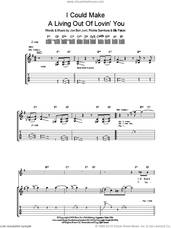 Cover icon of I Could Make A Living Out Of Lovin' You sheet music for guitar (tablature) by Bon Jovi, Billy Falcon and Richie Sambora, intermediate skill level