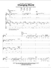 Cover icon of Changing World sheet music for guitar (tablature) by Kutless, Aaron Sprinkle and Jon Micah Sumrall, intermediate skill level