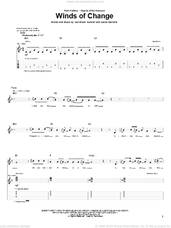 Cover icon of Winds Of Change sheet music for guitar (tablature) by Kutless, Aaron Sprinkle and Jon Micah Sumrall, intermediate skill level