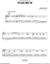 Cover icon of Plug Me In sheet music for piano solo by George Harrison, intermediate skill level