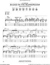 Cover icon of Blood In The Boardroom sheet music for guitar (tablature) by Ani DiFranco, intermediate skill level