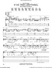 Cover icon of If He Tries Anything sheet music for guitar (tablature) by Ani DiFranco, intermediate skill level