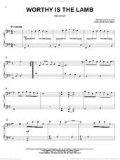 Cover icon of Worthy Is The Lamb sheet music for piano four hands by Darlene Zschech, intermediate skill level