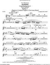 Cover icon of Aladdin (Choral Highlights) (from Aladdin: The Broadway Musical) (arr. Mac Huff) (complete set of parts) sheet music for orchestra/band by Alan Menken, Howard Ashman, Mac Huff and Alan Menken & Howard Ashman, intermediate skill level
