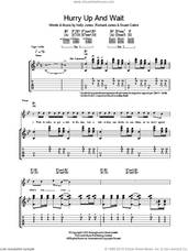 Cover icon of Hurry Up And Wait sheet music for guitar (tablature) by Stereophonics, Kelly Jones, Richard Jones and Stuart Cable, intermediate skill level