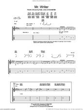 Cover icon of Mr. Writer sheet music for guitar (tablature) by Stereophonics, Kelly Jones and Marshall Bird, intermediate skill level