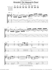 Cover icon of Knockin' On Heaven's Door sheet music for guitar (tablature) by Guns N' Roses, Eric Clapton and Bob Dylan, intermediate skill level