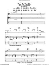 Cover icon of Tied To The 90s sheet music for guitar (tablature) by Merle Travis and Fran Healy, intermediate skill level