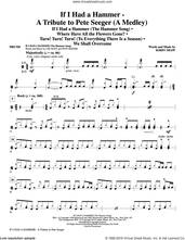 Cover icon of If I Had A Hammer, a tribute to pete seeger sheet music for orchestra/band (drums) by Pete Seeger, Kirby Shaw, Peter, Paul & Mary, Trini Lopez and Lee Hays, intermediate skill level