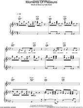 Cover icon of Moments Of Pleasure sheet music for voice, piano or guitar by Kate Bush, intermediate skill level