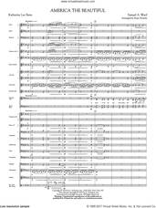 Cover icon of America, the Beautiful (COMPLETE) sheet music for orchestra/band by Samuel Augustus Ward, Katherine Lee Bates and Ryan Nowlin, intermediate skill level