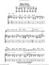 Cover icon of Slide Show sheet music for guitar (tablature) by Merle Travis and Fran Healy, intermediate skill level