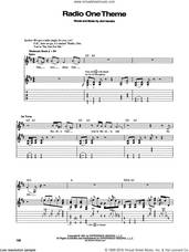 Cover icon of Radio One Theme sheet music for guitar (tablature) by Jimi Hendrix, intermediate skill level