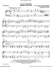 Cover icon of Santa Tell Me (Arr. Mac Huff) (complete set of parts) sheet music for orchestra/band by Mac Huff, Ariana Grande, Ilya and Savan Kotecha, intermediate skill level