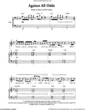Cover icon of Against All Odds (Take A Look At Me Now) (Arr. Berty Rice) sheet music for choir by Phil Collins and Berty Rice, intermediate skill level