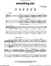 Cover icon of Everything Zen sheet music for guitar (tablature) by Gavin Rossdale, intermediate skill level