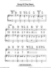 Cover icon of Song Of The Dawn sheet music for voice, piano or guitar by Milton Ager and Jack Yellen, intermediate skill level