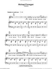Cover icon of Michael Finnegan sheet music for voice, piano or guitar by Sam Hinton and Miscellaneous, intermediate skill level