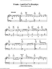 Cover icon of Finale - Last Exit To Brooklyn sheet music for piano solo by Mark Knopfler, intermediate skill level