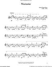 Cover icon of Nocturne sheet music for guitar solo by Johann Kaspar Mertz, classical score, intermediate skill level