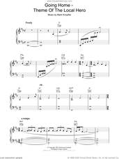 Cover icon of Going Home (theme from Local Hero) sheet music for piano solo by Mark Knopfler, intermediate skill level