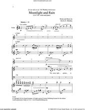 Cover icon of Moonlight and Rain sheet music for choir (SATB: soprano, alto, tenor, bass) by Kevin A. Memley, intermediate skill level