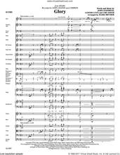 Cover icon of Glory (COMPLETE) sheet music for orchestra/band by Mark Brymer, Che Smith, Common & John Legend, John Stephens and Lonnie Lynn, intermediate skill level