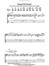 Cover icon of Sound Of Drums sheet music for guitar (tablature) by Kula Shaker, Alonza Bevan, Crispian Mills, Jay Darlington and Paul Winter-Hart, intermediate skill level