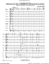 Cover icon of Pirates of the Caribbean: Dead Man's Chest (COMPLETE) sheet music for concert band by Paul Murtha and Hans Zimmer, intermediate skill level