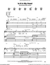 Cover icon of Is It In My Head sheet music for guitar (tablature) by The Who and Pete Townshend, intermediate skill level