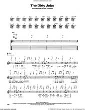 Cover icon of The Dirty Jobs sheet music for guitar (tablature) by The Who and Pete Townshend, intermediate skill level